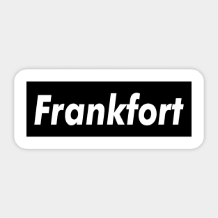 Frankfort Meat Brown Sticker